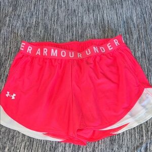 Under Armour Women's Neon Pink Athletic Shorts